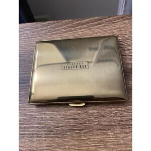 Suntory Whiskey Vintage Jigger Bar Brass Cigarette Card Case